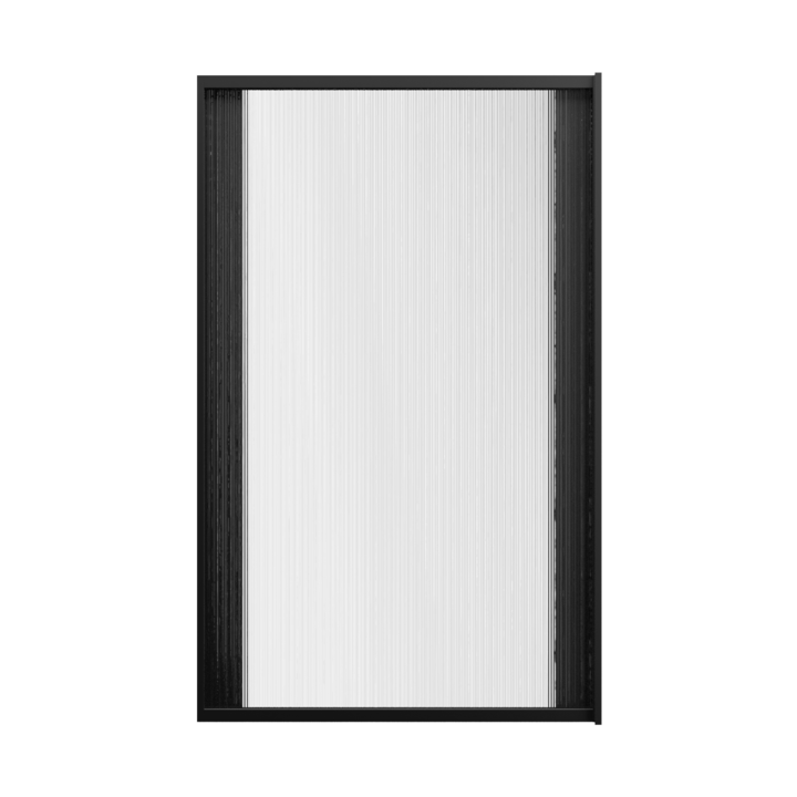 Чёрный — Стекло рифлёное матовое