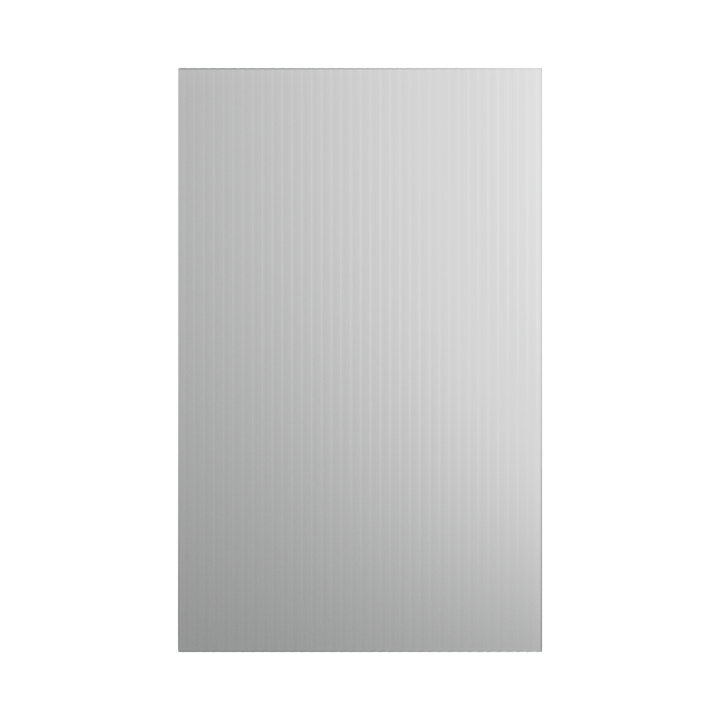 Белый чистый — Стекло рифлёное матовое