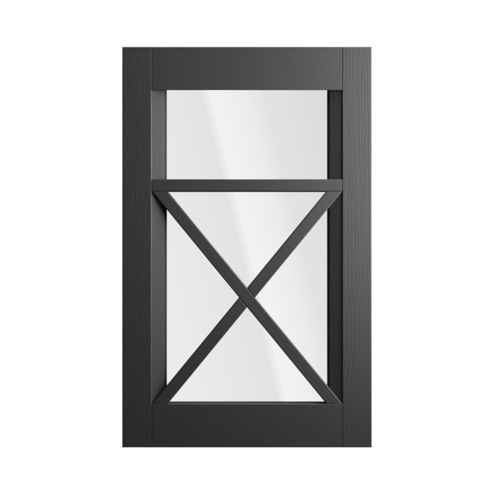 Чёрный — Лакированное матовое