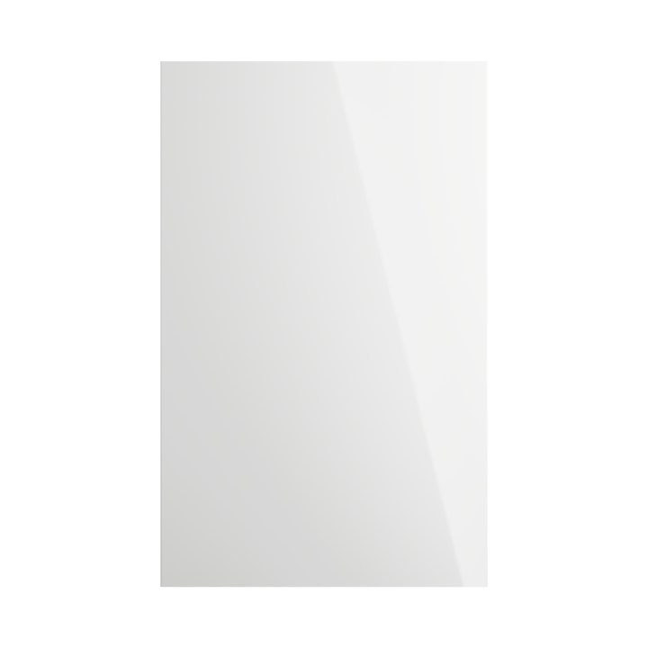 Белый полированный — Полимерное глянцевое